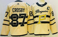 Men's Pittsburgh Penguins Sidney Crosby #87 Yellow Player Jersey1