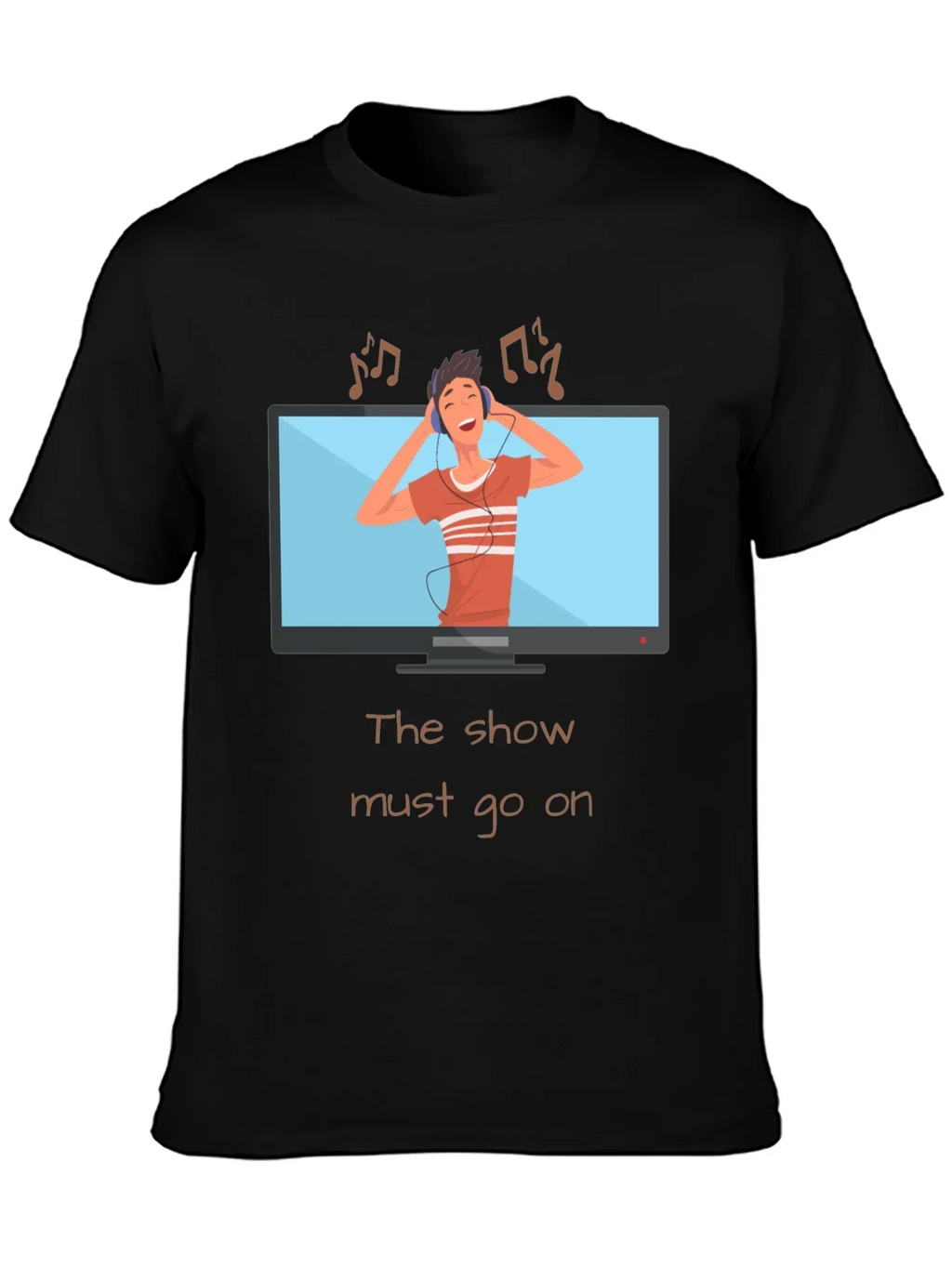 The Show Must Go On Graphic Tee