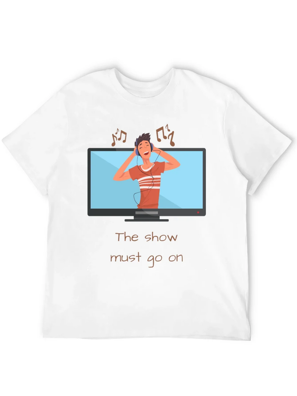 The Show Must Go On Graphic Tee