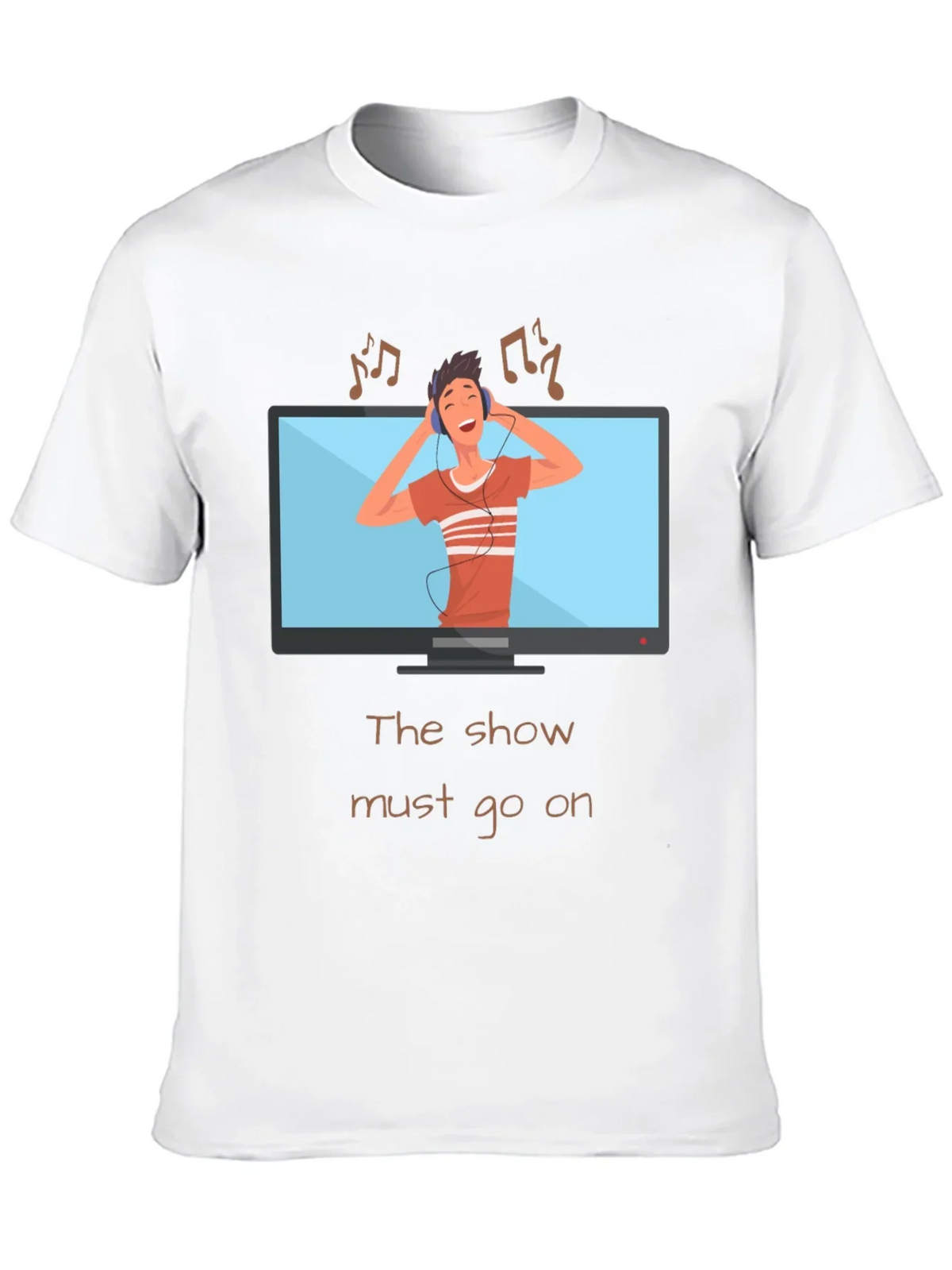 The Show Must Go On Graphic Tee
