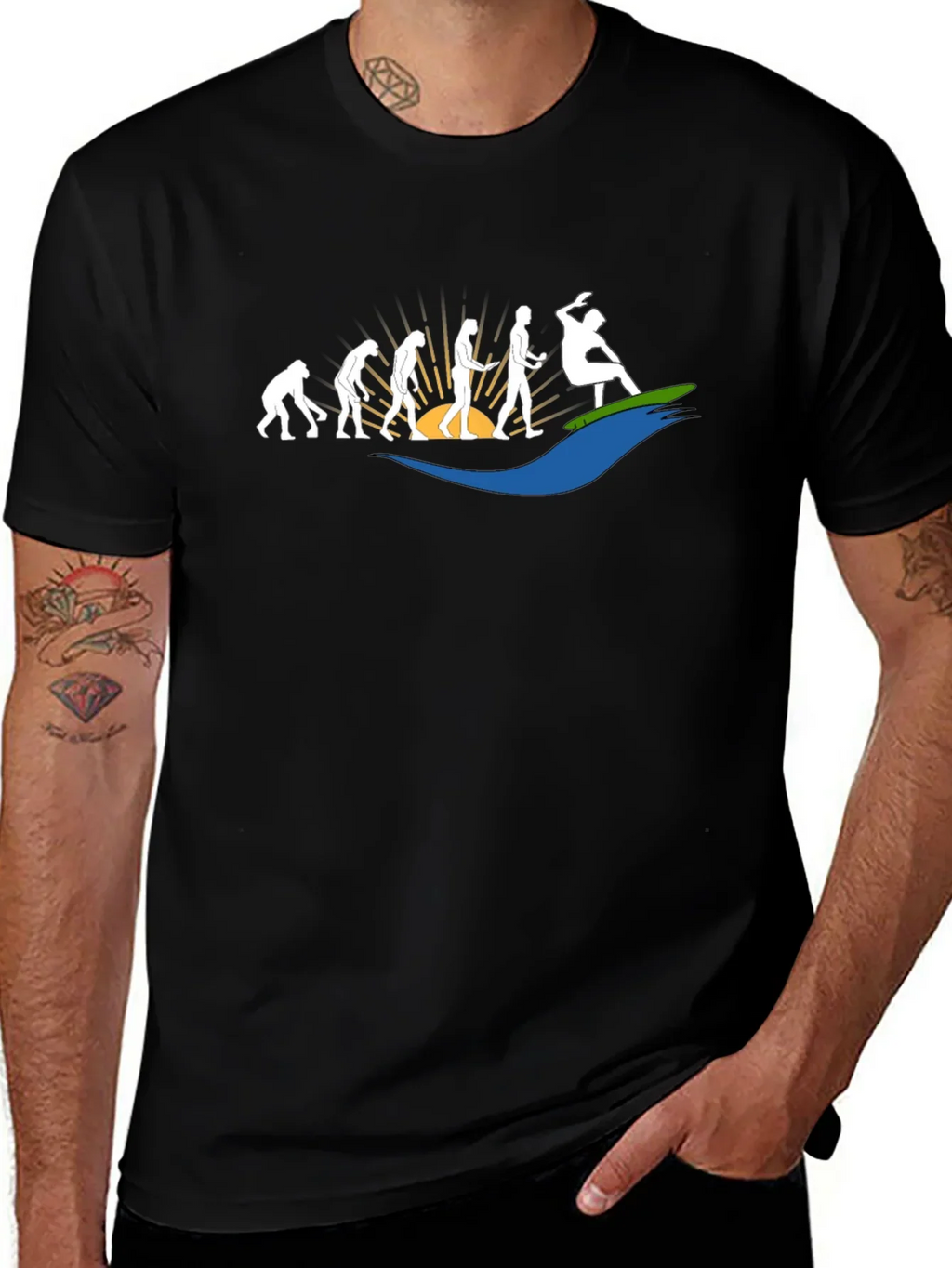 Evolution of Gaming Black T-Shirt