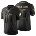 Custom1 Philadelphia Eagles Black Golden Limited 100 Jersey1 Stitched American Football Jerseys