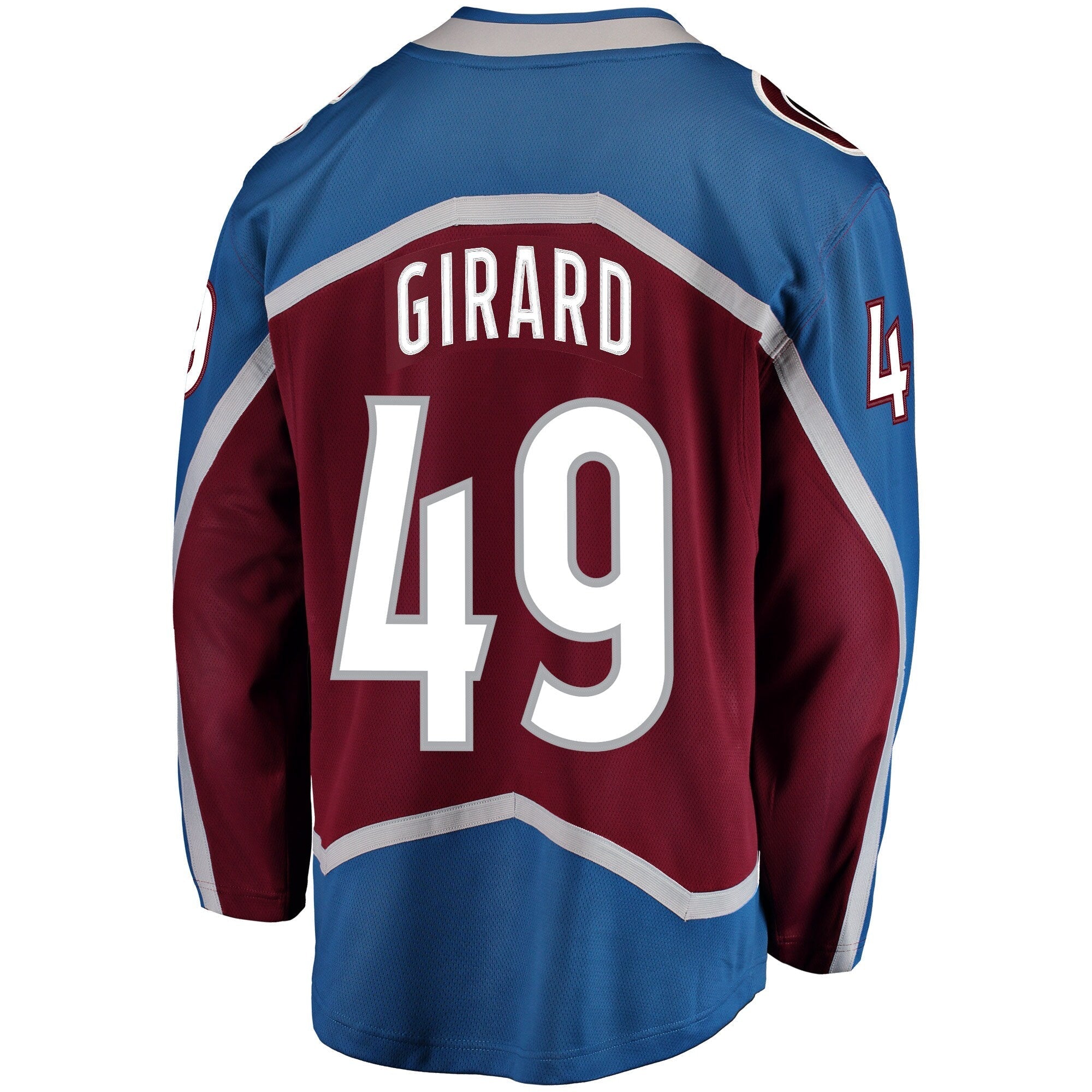 Samuel Girard Colorado Avalanche   Breakaway  Jersey - Burgundy