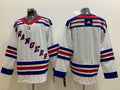 Men's New York Rangers White Away Primegreen Authentic Blank Jersey1
