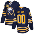 Men's Buffalo Sabres Navy Authentic Custom Jersey1