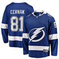 Men's Tampa Bay Lightning Erik Cernak #81 Blue Home Breakaway Player Jersey1