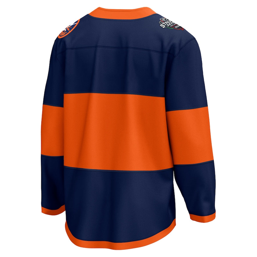 New York Islanders   2024 NHL Stadium Series Breakaway Jersey ��������������������������������������������������������������������������������� Navy