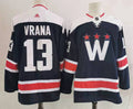 Men's Washington Capitals Jakub Vrana #13 Navy Home Breakaway Player Jersey1