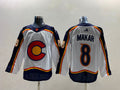 Men's Colorado Avalanche Cale Makar #8 White Breakaway Player Jersey1