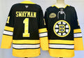 Men's Boston Bruins Jeremy Swayman #1 Black Jersey1