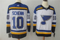 Men's St. Louis Blues Brayden Schenn #10 White Breakaway Player Jersey1