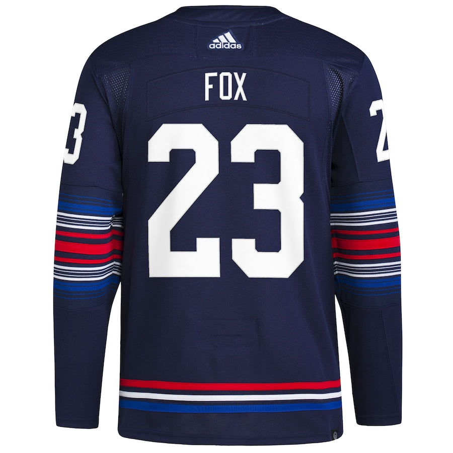 Adam Fox New York Rangers   Alternate   Primegreen  Jersey - Navy