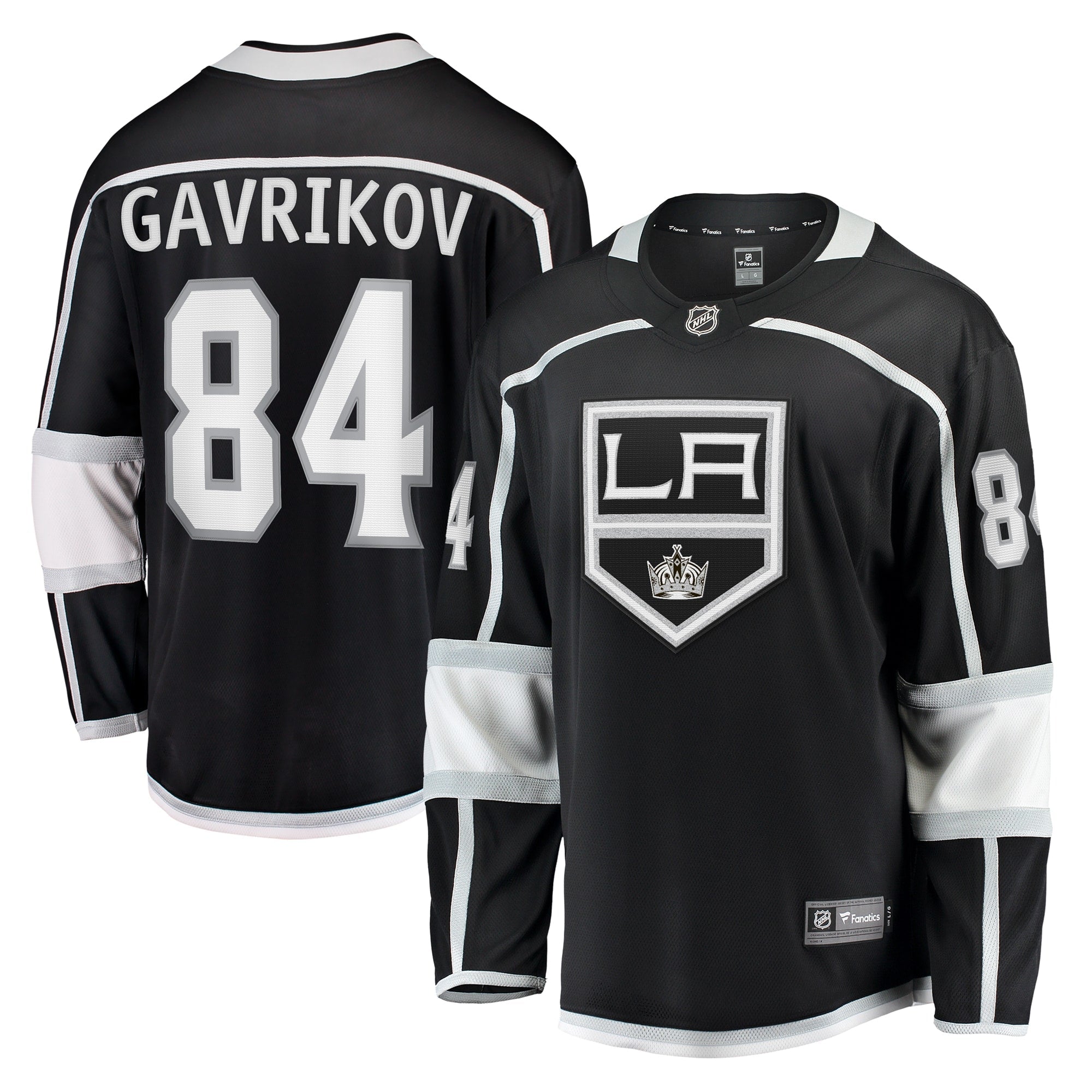 Vladislav Gavrikov Los Angeles Kings   Home Breakaway Jersey - Black