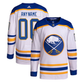 Men's Buffalo Sabres White Custom Player Jersey1