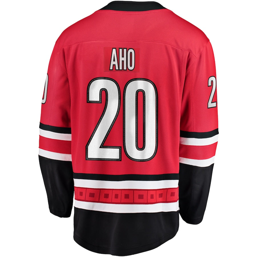 Sebastian Aho Carolina Hurricanes   Alternate Breakaway  Jersey - Red