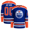 Men's Edmonton Oilers Royal Home Primegreen Authentic Pro Custom Jersey1