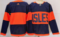 Men's New York Islanders Blue Blank Game Jersey1