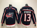 Men's Columbus Blue Jackets Cam Atkinson #13 Navy Home Breakaway Player Jersey1