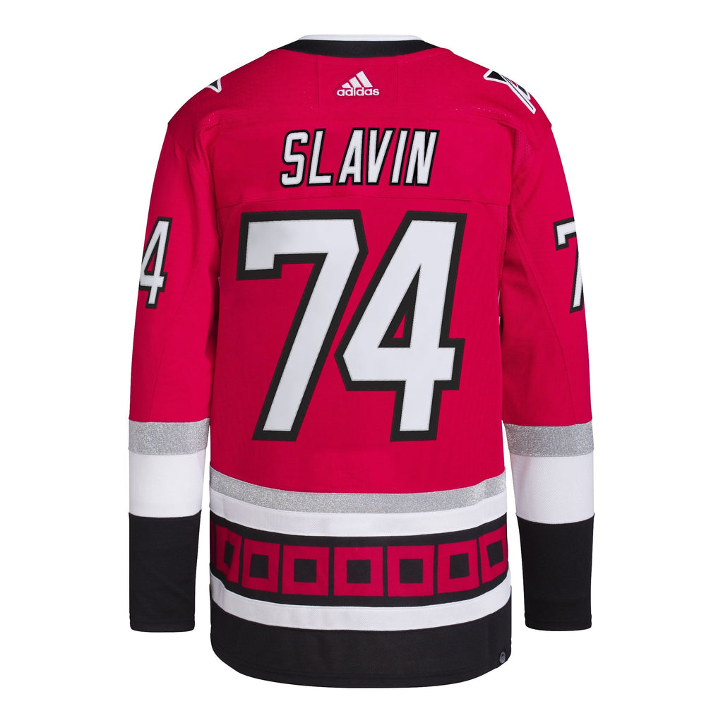 Jaccob Slavin Carolina Hurricanes   Primegreen   Pro  Jersey - Red