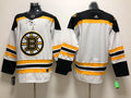 Men's Boston Bruins White Breakaway Away Blank Jersey1