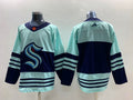 Men's Seattle Kraken Blue Blank Jersey1