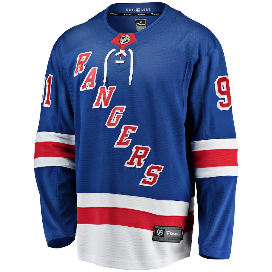 Vladimir Tarasenko New York Rangers   Premier Breakaway  Jersey - Royal