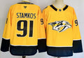 Men's Nashville Predators Steven Stamkos #91 Yellow Game Jersey1