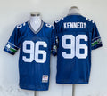 Men's Seattle Seahawks Cortez Kennedy Mitchell & Ness Royal Legacy Replica Jersey1