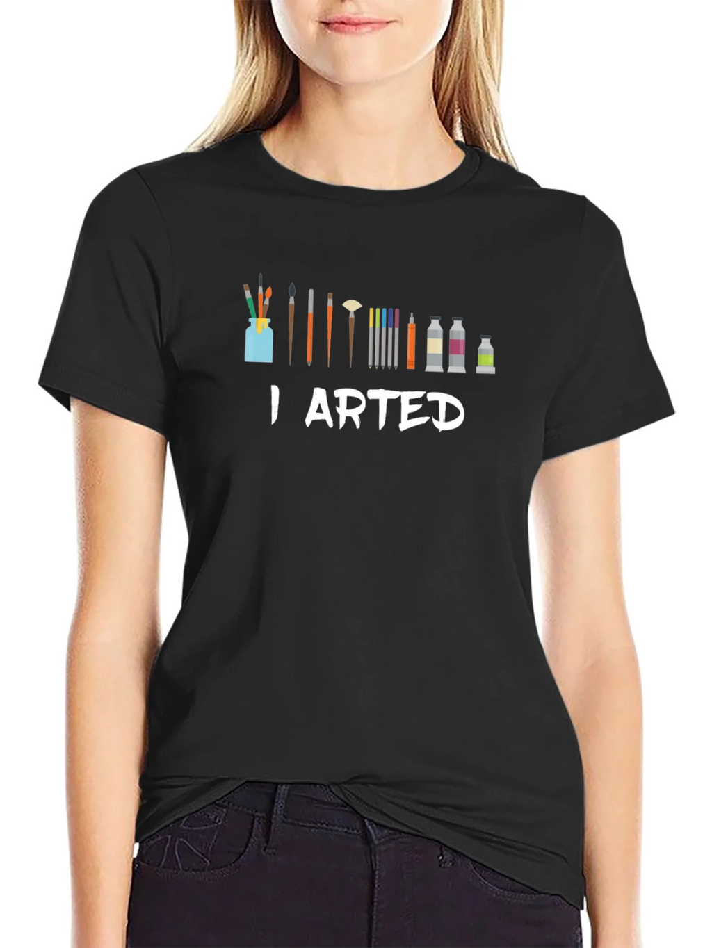 I Arted T-Shirt - Artist Humor Tee