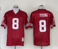 Men's San Francisco 49ers Steve Young Mitchell & Ness Scarlet Legacy Replica Jersey1