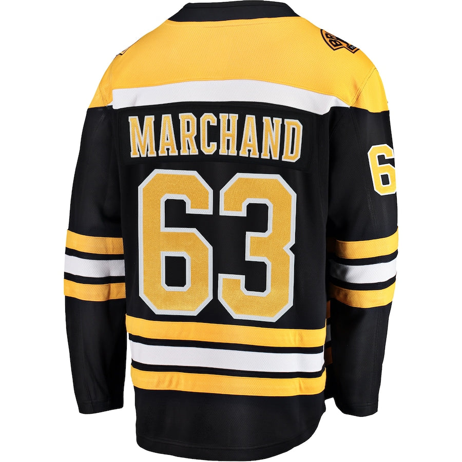 Brad Marchand Boston Bruins   Home Breakaway Jersey - Black