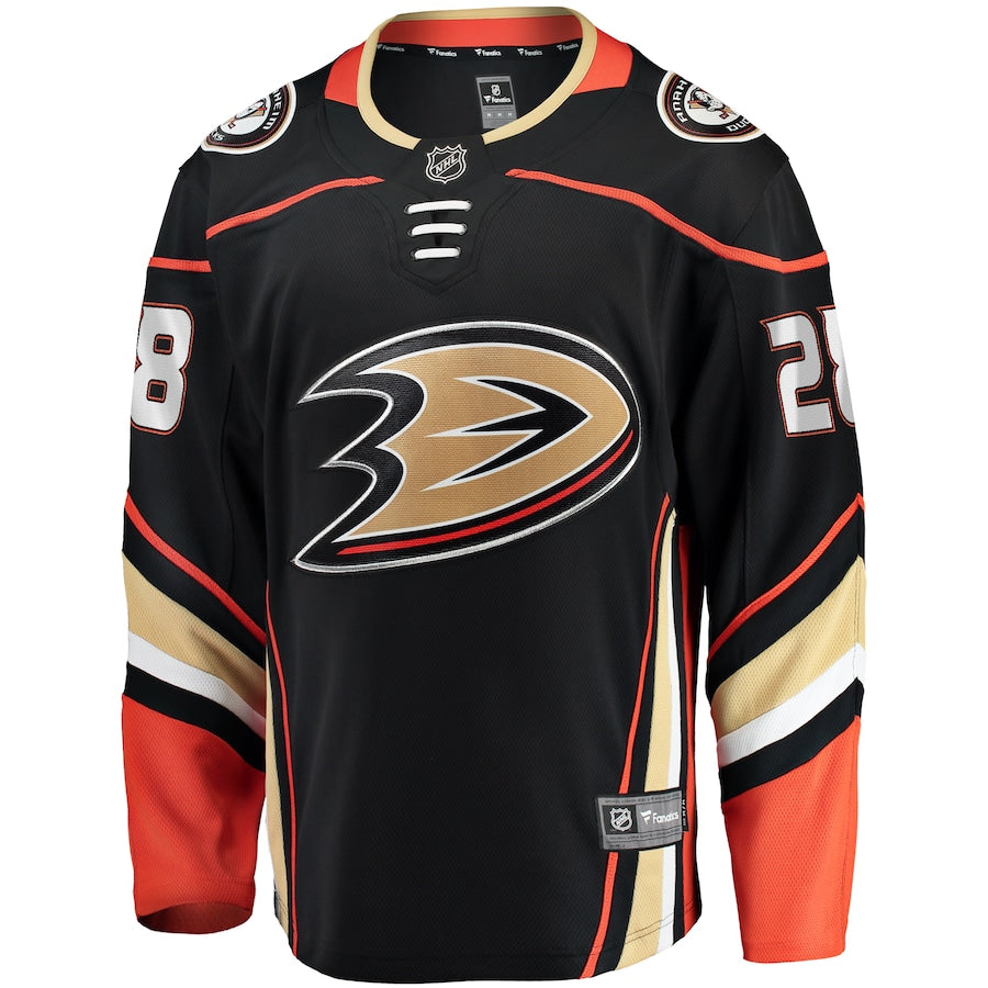 Gustav Lindstrom Anaheim Ducks   Home Premier Breakaway  Jersey - Black