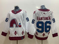 Men's Colorado Avalanche Mikko Rantanen #96 White Breakaway Player Jersey1