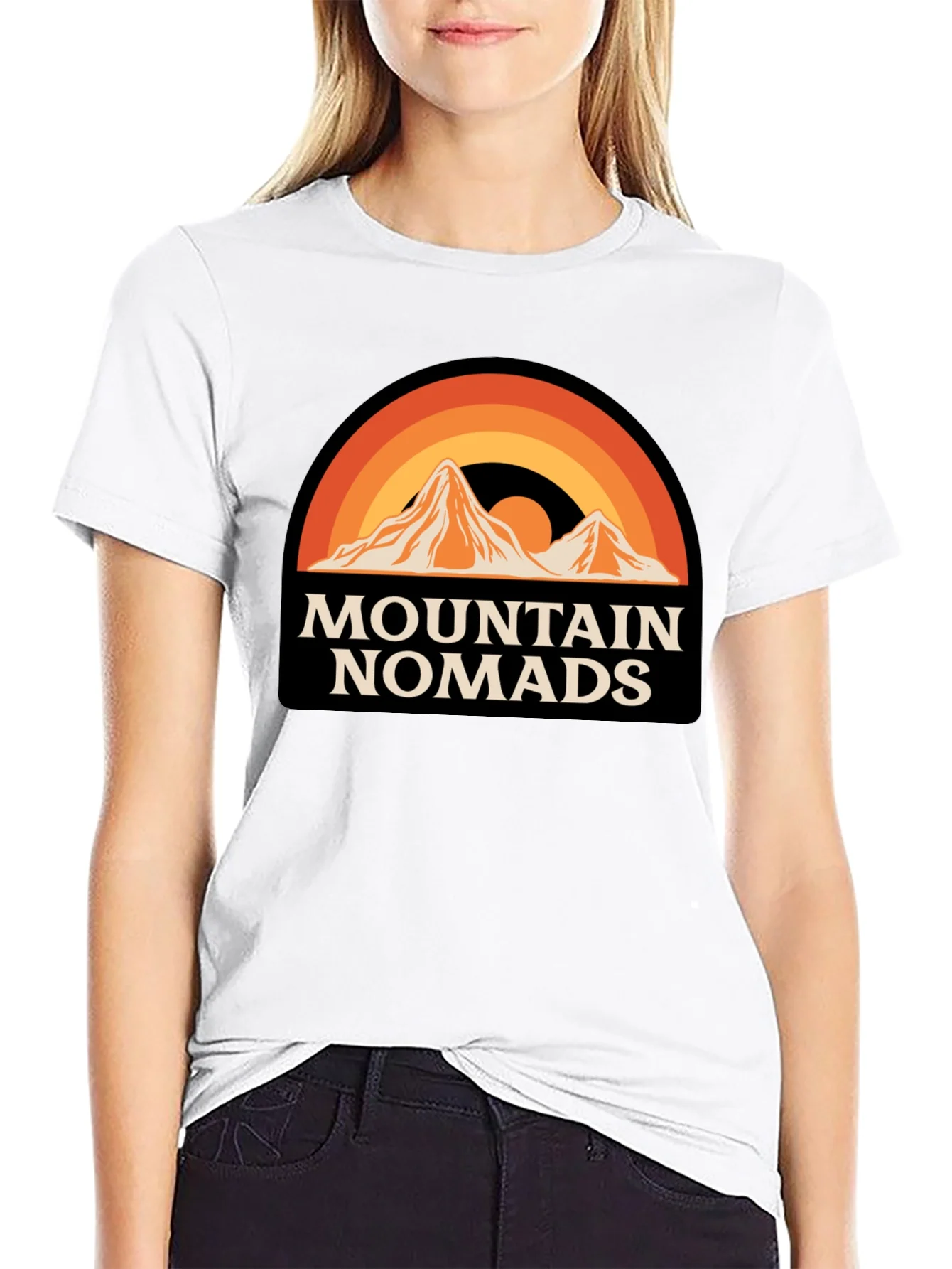 Mountain Nomads Graphic T-Shirt - Retro Outdoor Apparel