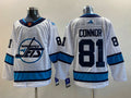 Men's Winnipeg Jets Kyle Connor #81 White Player Jersey1