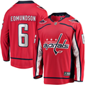 Men's Washington Capitals Joel Edmundson #6 Red Home Breakaway Jersey1