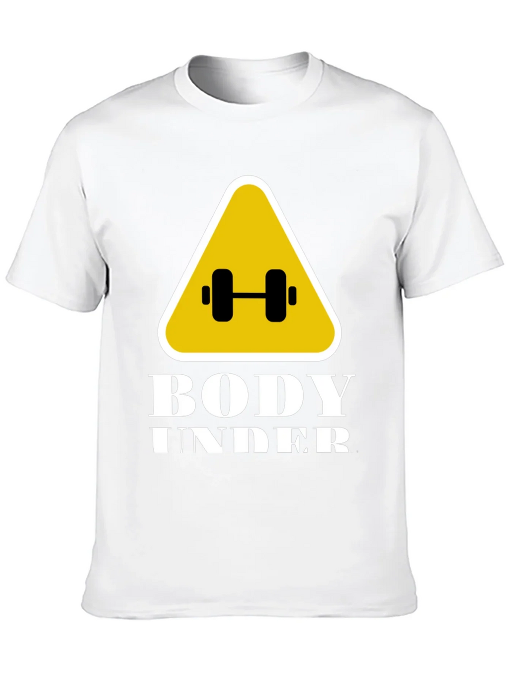 Body Under Construction Black Graphic T-Shirt