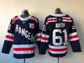 Men's New York Rangers Rick Nash #61 Navy Player Jersey1
