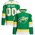Men's Minnesota Wild Green Alternate 2023/24 Primegreen Authentic Custom Jersey1