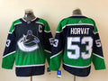 Men's Vancouver Canucks Bo Horvat #53 Black Breakaway Player Jersey1