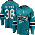 Men's San Jose Sharks Mario Ferraro #38 Teal Breakaway Player Jersey1