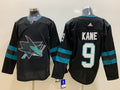 Men's San Jose Sharks Evander Kane #9 Black Breakaway Player Jersey1
