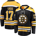 Men's Boston Bruins Milan Lucic #17 Black Replica Player Jersey1