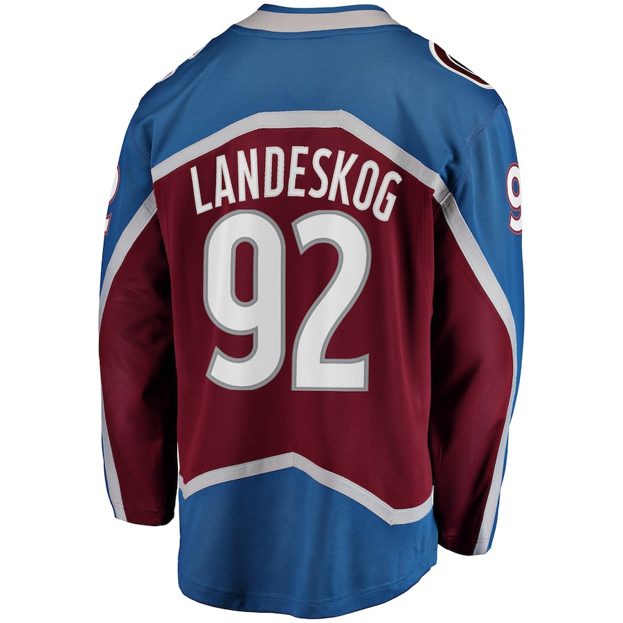 Gabriel Landeskog Colorado Avalanche   Breakaway  Jersey - Burgundy
