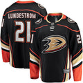 Isac Lundestrom Anaheim Ducks   Home Breakaway Jersey - Black
