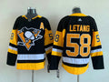 Men's Pittsburgh Penguins Kris Letang #58 Black Game Jersey1