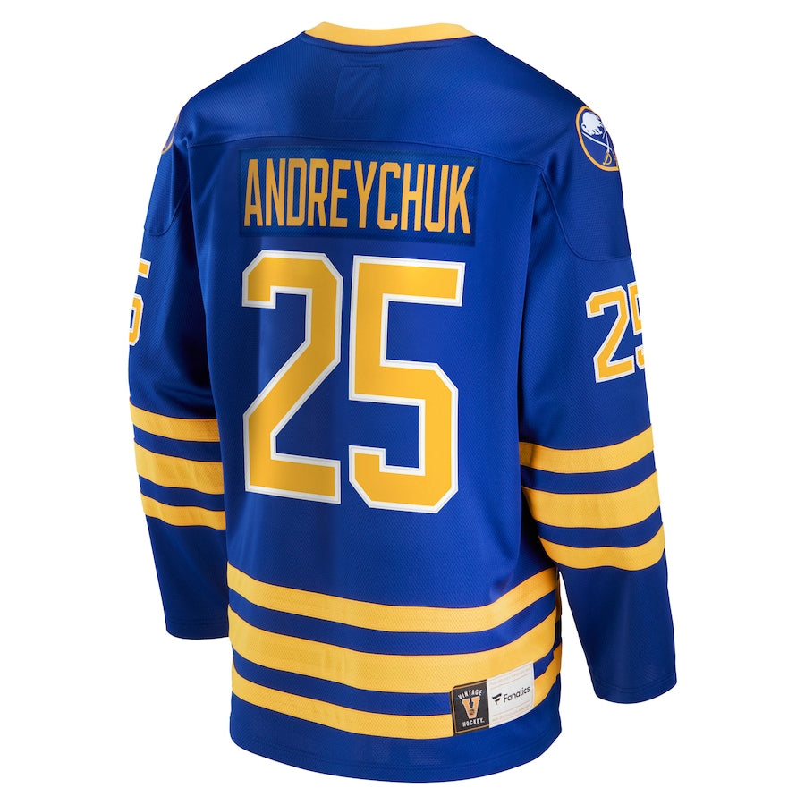 Dave Andreychuk Buffalo Sabres   Breakaway Retired  Jersey - Royal