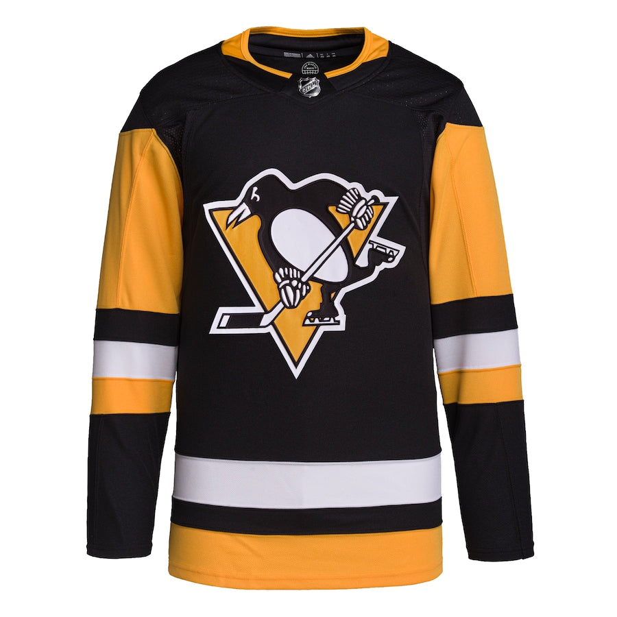 Men's Pittsburgh Penguins adidas Black Home Primegreen Authentic Jersey