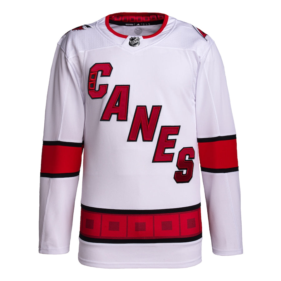 Carolina Hurricanes   Men's Away Primegreen   Jersey - White