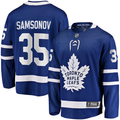 Men's Toronto Maple Leafs Ilya Samsanov #35 Blue Authentic Player Jersey1